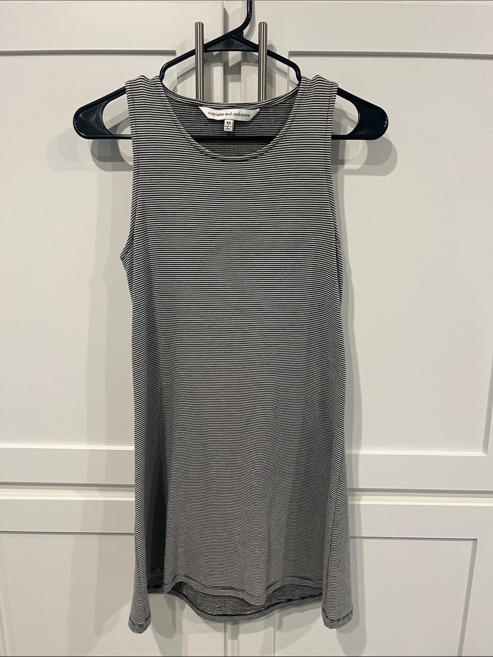 Cupcake & Cashmere Open-back Striped Mini